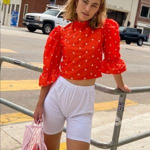 🌹Batsheva Crimson Blouse🌹
In great condition!
Retails for $225